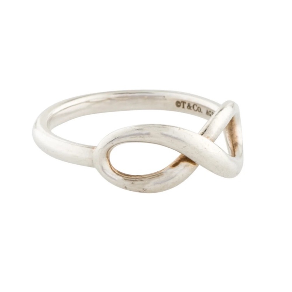 Sterling silver Tiffany infinity ring